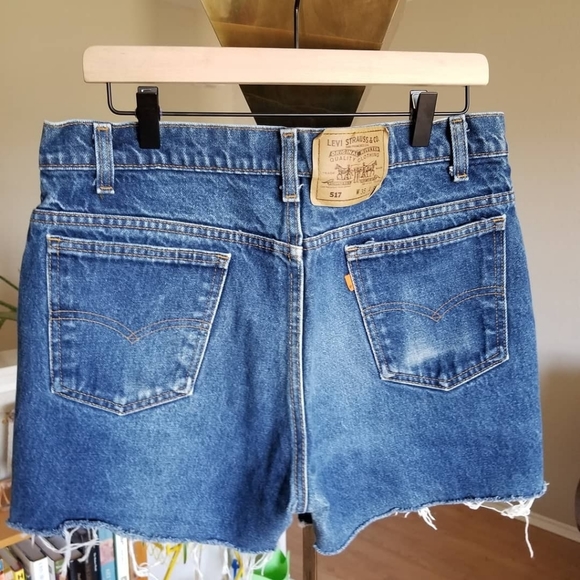 Levis 517 Orange Tab Cut-Offs, Vintage 80s/90s - Picture 2 of 5